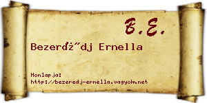 Bezerédj Ernella névjegykártya